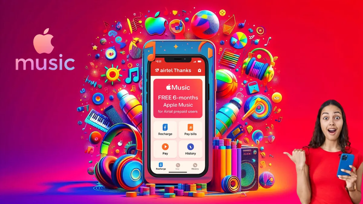 Get 6-Month Free Apple Music with Airtel Prepaid